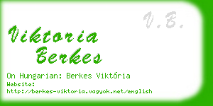 viktoria berkes business card
