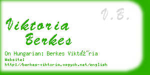 viktoria berkes business card